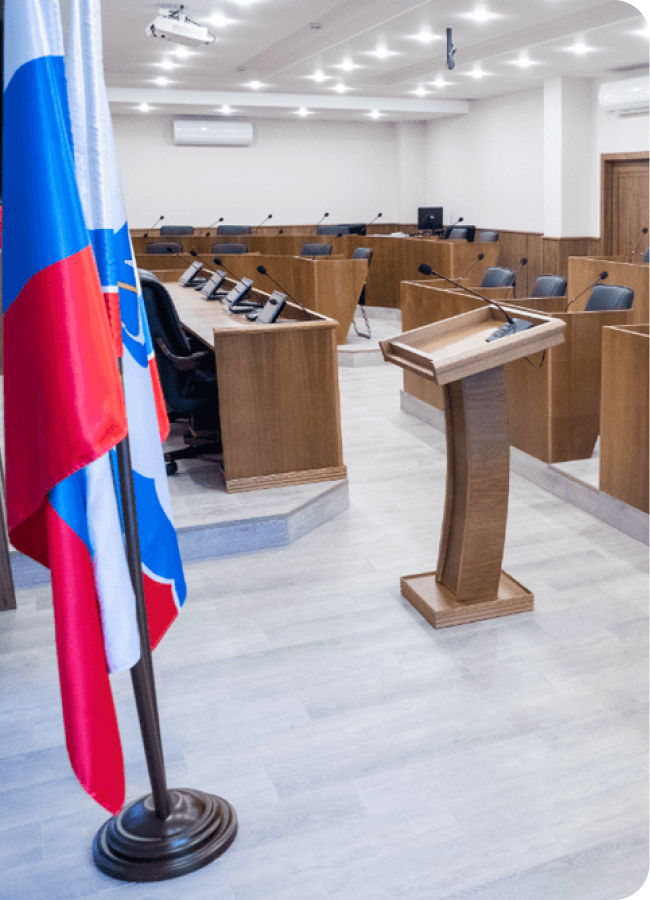 Реализованный проект: зал заседаний Совета депутатов Заневского городского поселения